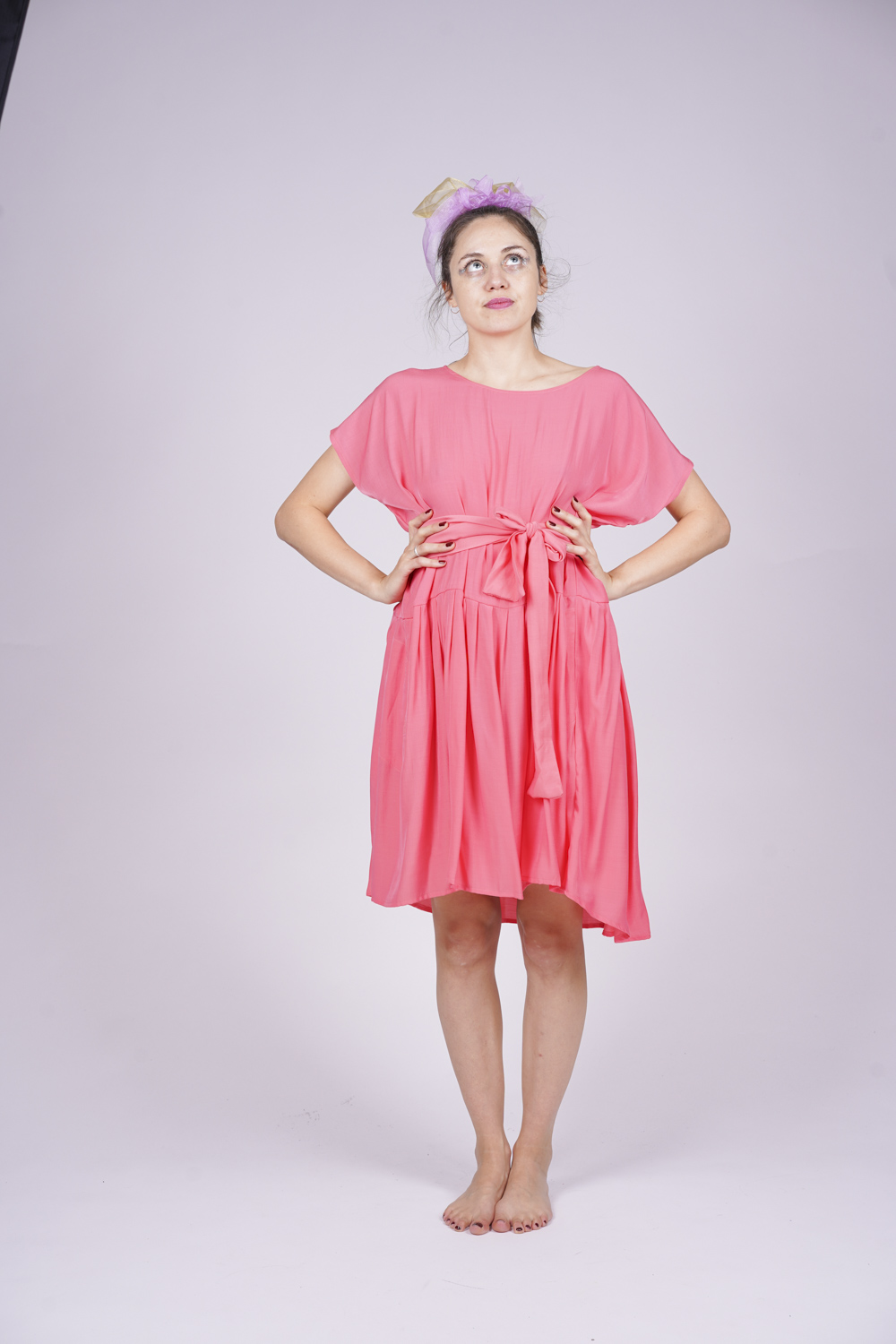 MILLA BABYDOLL KLEID koralle